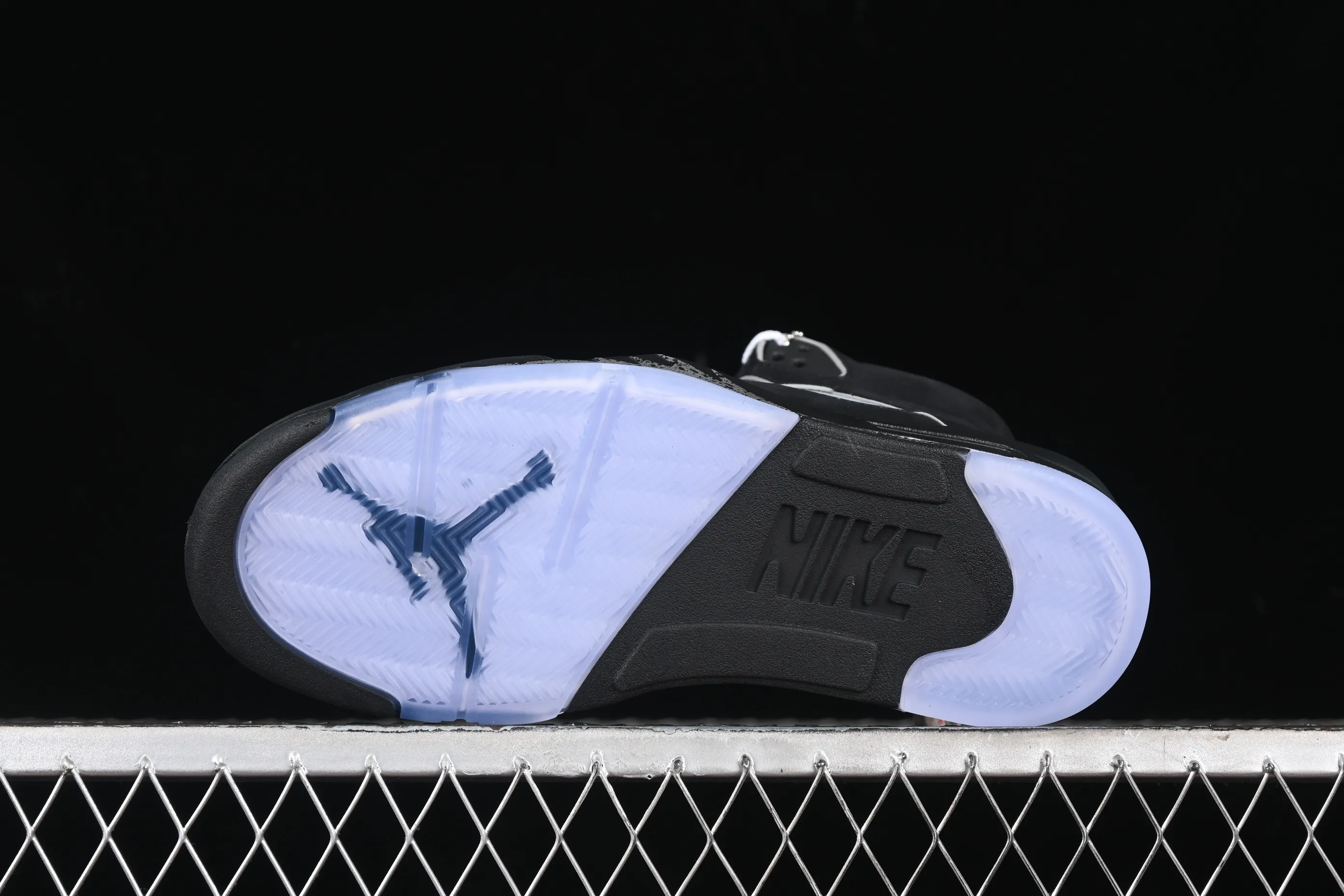 All categories Air Jordan Jordan series basketball shoes Air Jordan 5 Air Jordan 5 Black "Metallic Reimagined" AJ5 Joe 5 black silver HF3975-001